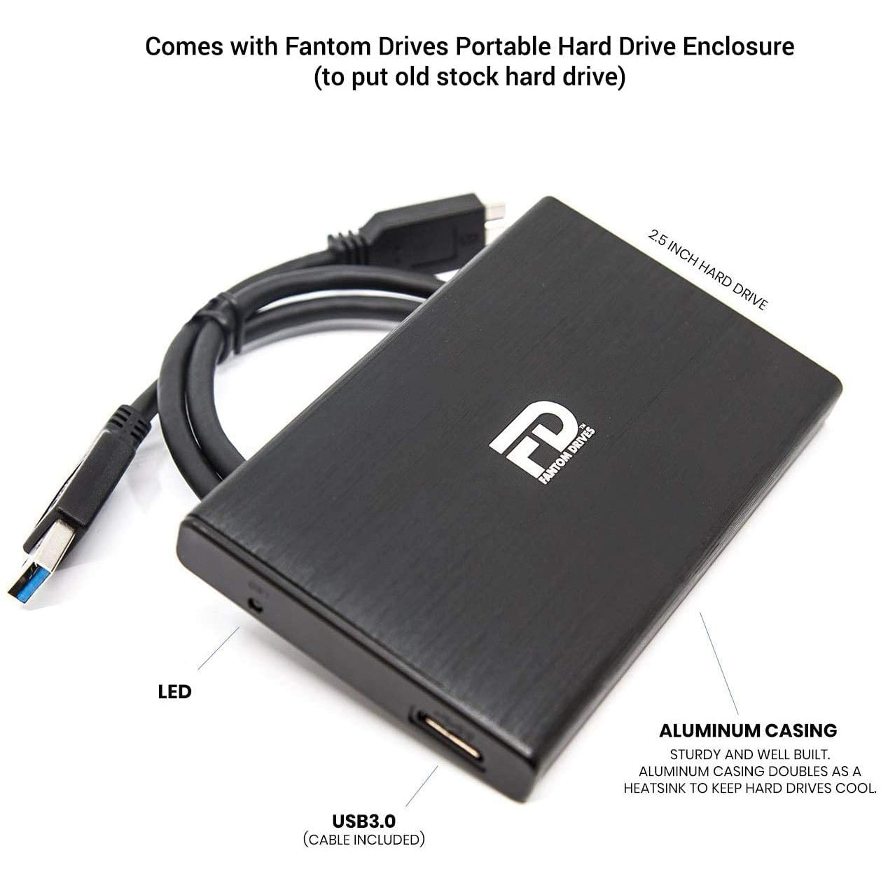  Fantom Drives PS4-1TB-KIT 1TB 7200RPM Hard Drive Upgrade Kit  for Sony PlayStation 4, PS4 Slim, and PS4 Pro : Electronics