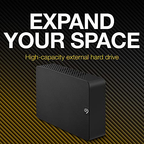 Seagate Expansion 6TB Desktop External Hard Drive in Black - USB3.0 - STKP6000400