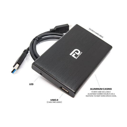 GFORCE 3 Mini Portable External Hard Drive - USB 3.0 - New