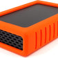 FD Duo Mobile 2 Bay RAID Aluminum Enclosure Silicone Orange Bumper (DMR000ERO)  by Fantom Drives