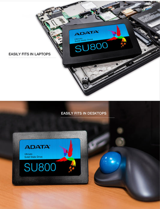 Adata SU800 512GB  2.5" 3D NAND Flash SSD - SATA 6.0Gb/s  - (ASU800SS-512GT-C) New - OEM